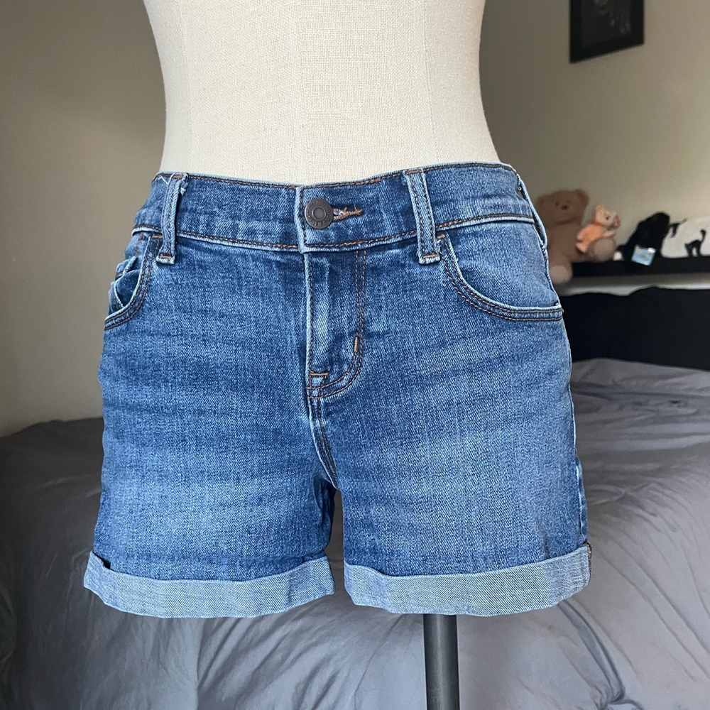 boyfriend denim shorts